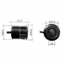 Камера заднего вида автомобильная врезная 500ТВЛ TDS TS-CAV25