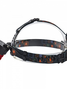 Фонарь налобный, фонарик аккумуляторный Следопыт PT-FLG02