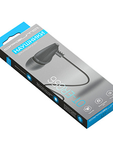 Орбита OT-ERG56 Черные наушники-гарнитура (3.5мм)