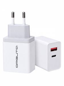 Орбита OT-APU57 Белый ЗУ с TYPE-C/USB (5В, 2400mA)