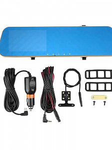 Видеорегистратор автомобильные зеркало с камерой заднего вида TDS TS-CAR12