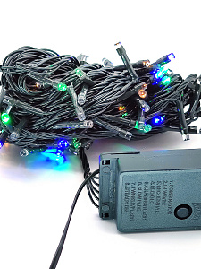 Огонек OG-LDG17 гирлянда LED Мультицвет (200 ламп,220В) МЯТАЯ УПАКОВКА