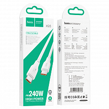 HOCO X93 Белый кабель PD60W (TYPE-C-TYPE-C) 2м