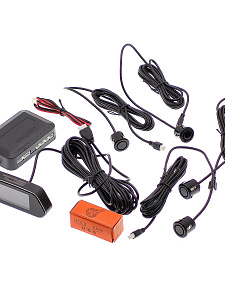 Парктроник автомобильный система парковки 4 датчика и дисплей TDS TS-CAS11 Черный