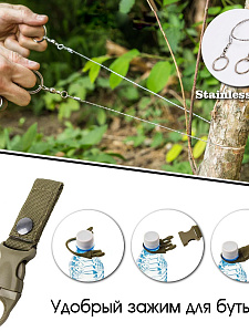 Набор для выживания туристический 10 в 1 Патриот PT-TRS08