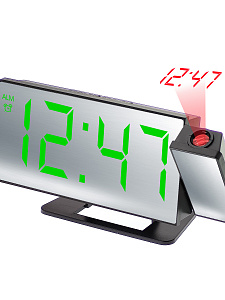 VST 896-4 зеленый часы настольные проекционные (без блока)