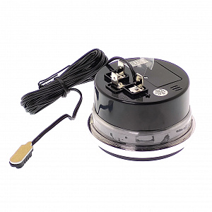 Часы автомобильные с подсветкой, вольтметром и термометром VST 7042V