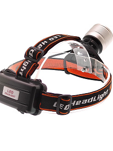 Фонарь налобный, фонарик аккумуляторный Следопыт PT-FLG17