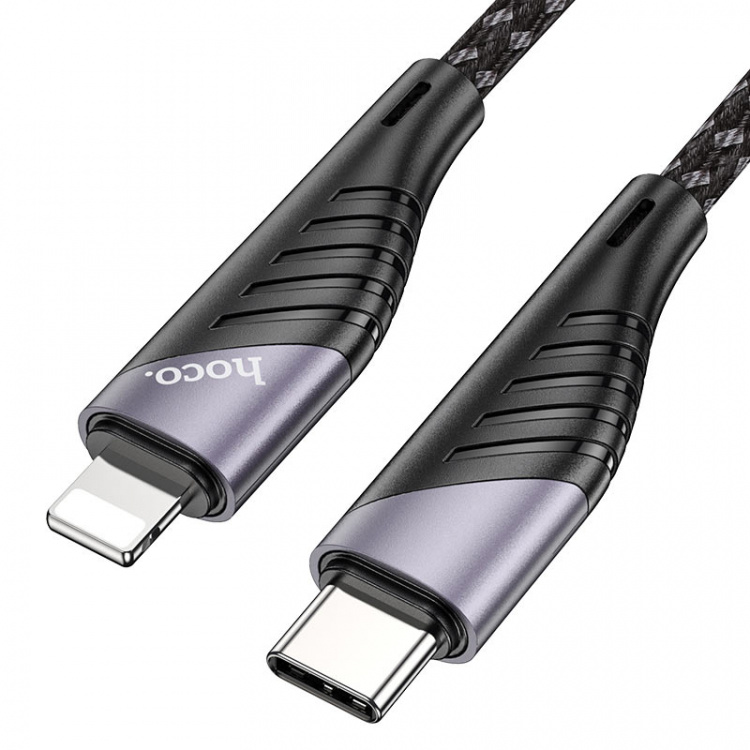 HOCO U95 Черный кабель PD20W (iOS Lighting-TYPE-C) 1.2м