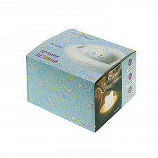 Ночник детский аккумуляторный мышка Огонёк OG-LDP21 Теплый желтый