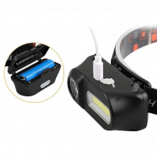 Фонарь налобный аккумуляторный мощный Следопыт ST-FLG07