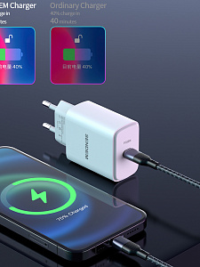 SENDEM OG33 ЗУ с TYPE-C + кабель Type-C -Type-C 1.2м (PD20W, 3000mA)