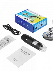 Микроскоп беспроводной цифровой карманный 1000X Wi-Fi Орбита OT-INL92