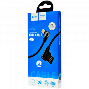 HOCO U37 кабель USB 2.4A (iOS Lighting) 1.2м