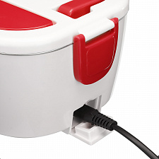 Ланч бокс для еды с подогревом в авто 12/220В Огонёк OG-HOG02 Красный