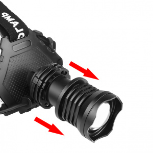 Патриот PT-FLG49 фонарь налобный (1L, 3*18650, ZOOM)