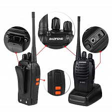 Рация Baofeng BF-666S (888S) черная