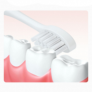 Электрическая зубная щетка ультразвуковая с насадками Огонёк OG-HBT01 Белая