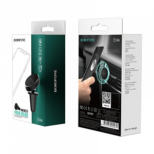 BOROFONE BH6 Серебро Держатель для смартфонов магнитный (в воздуховод)