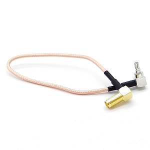 Орбита OT-PCK24 пигтейл (SMA-female угловой-CRC9) (УПАКОВКА 10шт)