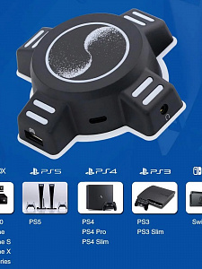 Орбита OT-PCR22 концентратор USB 2.0 (4 USB, 3.5мм)