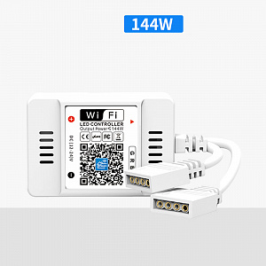 Огонек OG-LDL27 LED контроллер DC 12-24В (Wi-Fi, 2*RGB, 2*4PIN, пульт)