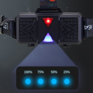 Патриот PT-FLG50 фонарь налобный (1L, 2*18650, ZOOM)