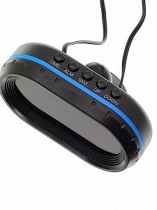 Часы автомобильные с подсветкой, вольтметром и термометром VST 7009V-5