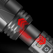 Патриот PT-FLR34 фонарь ручной (1L, 2*26650,ZOOM)