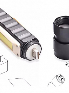 Патриот PT-FLR23 фонарь ручной (2L, встр. аккум)