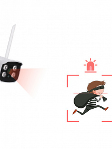 Комплект видеонаблюдения 4 камеры Wi-Fi 2MP Орбита OT-VNK04