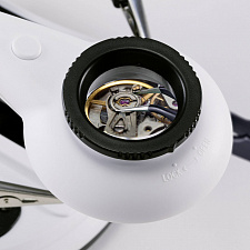 Третья рука для пайки с подсветкой, универсальный держатель на подставке с лупой 2 руки Орбита OT-INL47