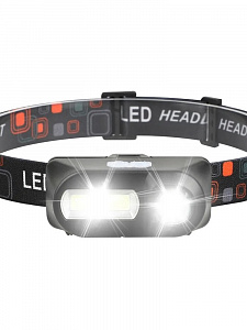 Фонарь налобный аккумуляторный мощный Следопыт ST-FLG07