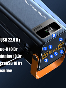 Повербанк внешний аккумулятор 50000 mAh Орбита OT-SMP01B