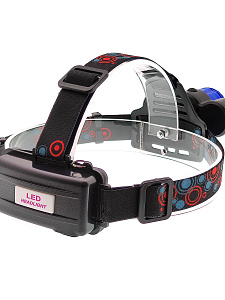 Патриот PT-FLG22 фонарь налобный (3L, 2*18650.,ZOOM)