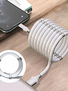 Орбита OT-SMT24 Белый кабель USB 2.4A (TYPE C) 1м