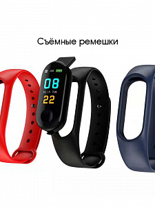 EZRA SW04 Черный спорт браслет