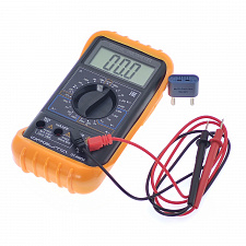 Мультиметр цифровой с прозвонкой в калоше тестер тока и напряжения Орбита OT-INM32