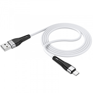 BOROFONE BX46 Белый кабель USB 2.4A (microUSB) 1м