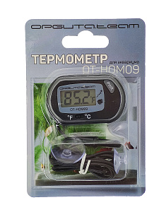 Термометр электронный для аквариума с выносным датчиком на присосках Орбита OT-HOM09