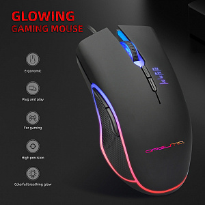 Орбита OT-PCM65 мышь проводная RGB (USB, 3200 dpi, оптическая, 7 кнопок)