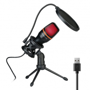 Микрофон для компьютера игровой для стрима Орбита OT-PCS07