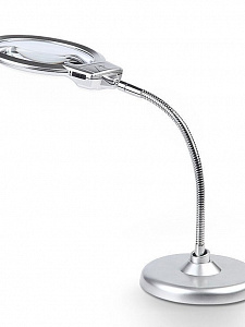 Лупа настольная с подсветкой на гибкой ноге Орбита INL50