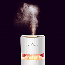 Увлажнитель воздуха для дома настольный с подсветкой Огонёк OG-HOM04 Красный/золото