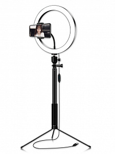 Огонек OG-SMH02 лампа кольцевидная со штативом (26см)