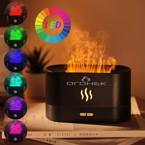 Огонек OG-HOM06 Черный увлажнитель воздуха (180мл,USB,RGB)