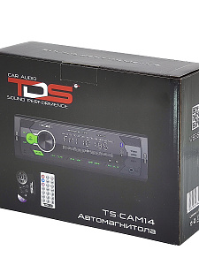 TDS TS-CAM14 автомагнитола+пульт на руль (радио,USB,bluetooth)