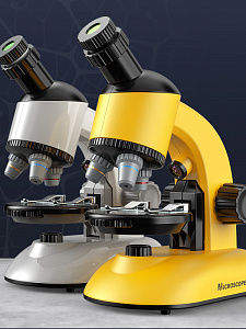 Микроскоп детский для наблюдения с кейсом в виде столика Орбита OT-INL83