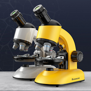 Микроскоп детский для наблюдения с кейсом в виде столика Орбита OT-INL83