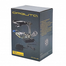 Третья рука для пайки с подсветкой , универсальный держатель на подставке с лупой 2 руки Орбита OT-INL46